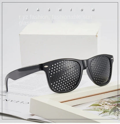 Anti-Myopia Pin Hole Glasses – Vision Correction & Eye Fatigue Relief for Men & Women