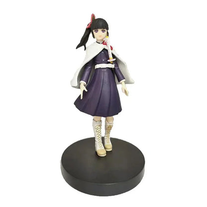 Anime Demon Slayer Kimetsu No Yaiba Action Figures – Tanjirou, Nezuko, Zenitsu & Inosuke PVC Model Toys