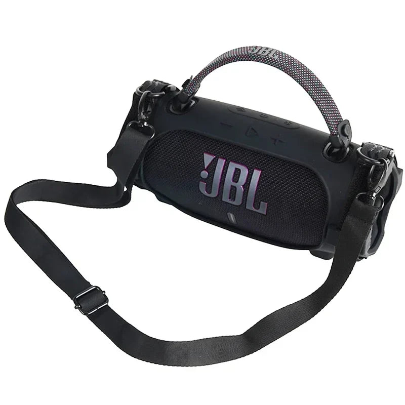 Silicone Case for JBL Charge 6 - Soft Protective Cover with Strap & Carabiner