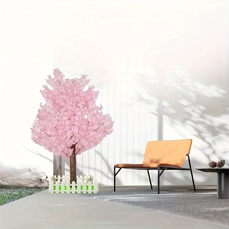 Artificial Cherry Blossom Tree – Handmade Pink Floral Decor for Indoor & Outdoor Events