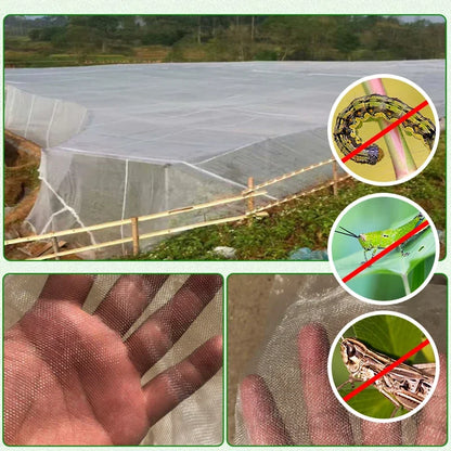 Garden Mesh Screen Barrier – Reusable Protective Cover for Flowers, Crops, Greenhouse, Bird & Insect Protection