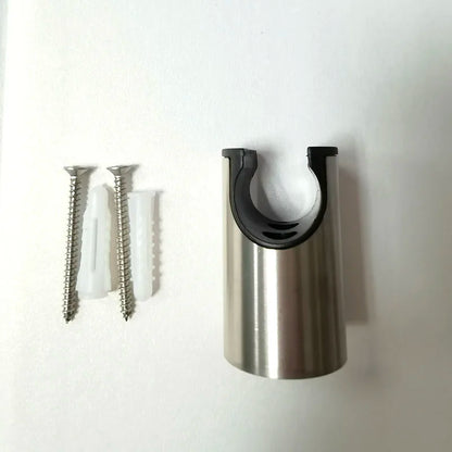 White Silver ABS Toilet Bidet Sprayer - Self-Cleaning Handheld Bathroom Shower Head with Faucet Nozzle, Hose & Holder Set