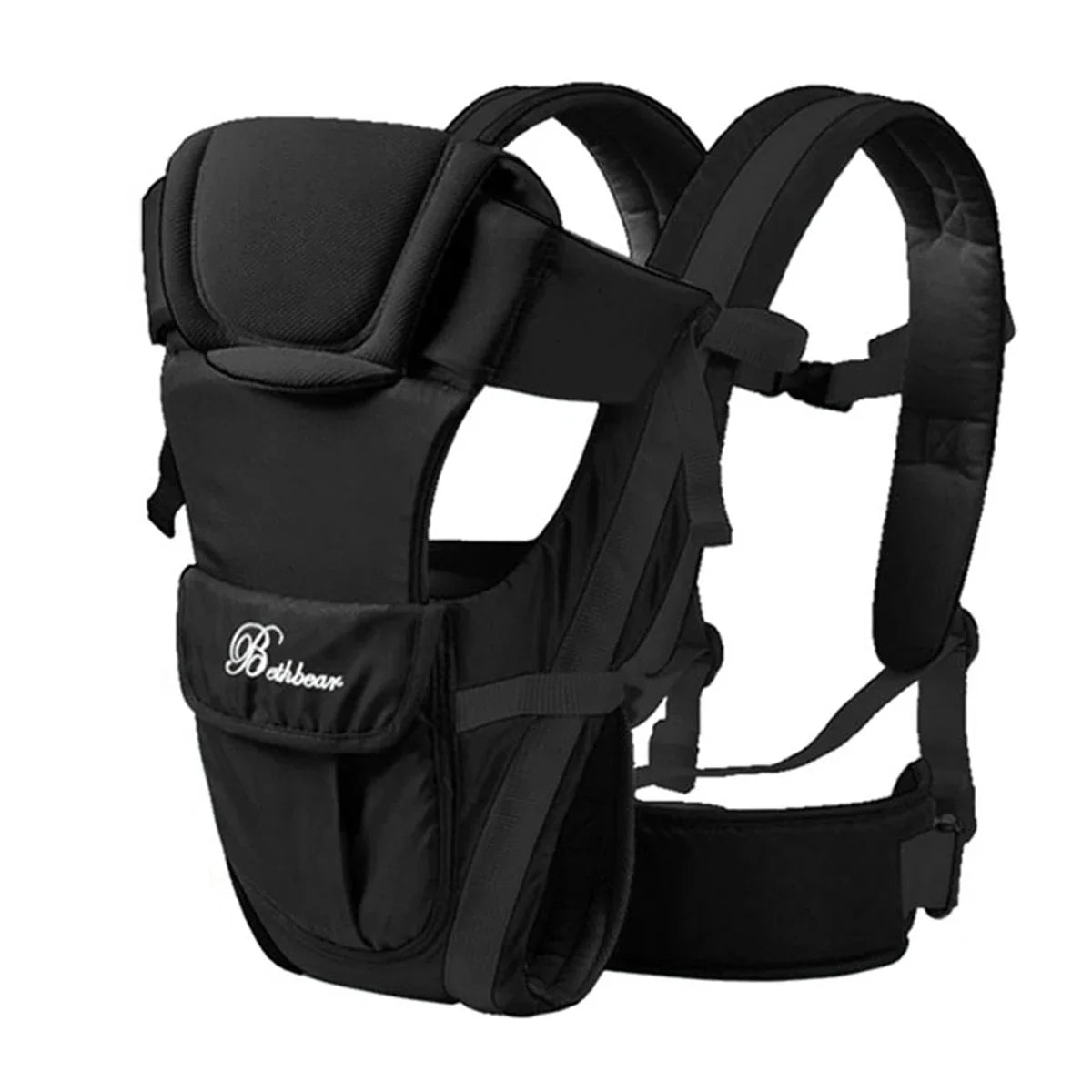 4-in-1 Ergonomic Baby Sling Carrier - Adjustable Backpack Carrier for Newborns to Toddlers