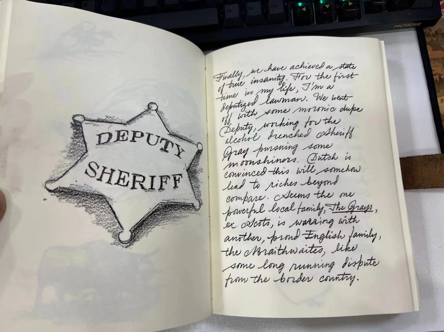 Arthur Morgan Journal — RDR2 Red Dead Redemption Cosplay Diary & Game Prop Replica