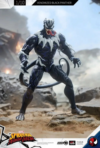 ZD 1/10 Marvel Legends Action Figures – Venom, Spider-Man, Iron Man, Thanos, Captain America, Black Panther Toy
