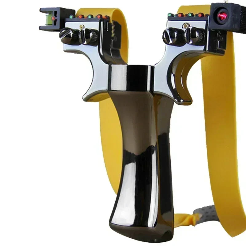 Laser Pointing Slingshot – 10 Style High Precision Aiming Catapult for Outdoor Hunting & Target Shooting Accessories