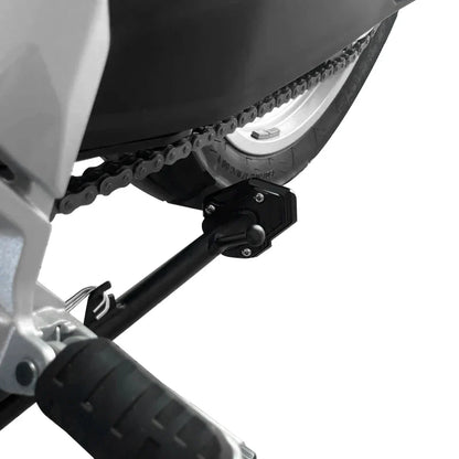 Motorcycle Side Stand Enlarged Plate for Loncin Voge — Fits DS525X, DS625X, DS900X, 900DSX, 625DSX, 525DSX