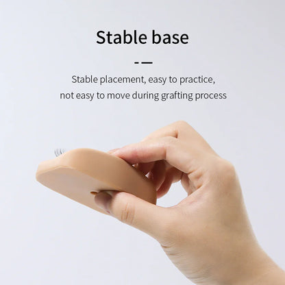 GLAMLASH Mini Lash Practice Training Head – Eyelash Extension Model with Removable Eyelids for Lash Extension Training Tool