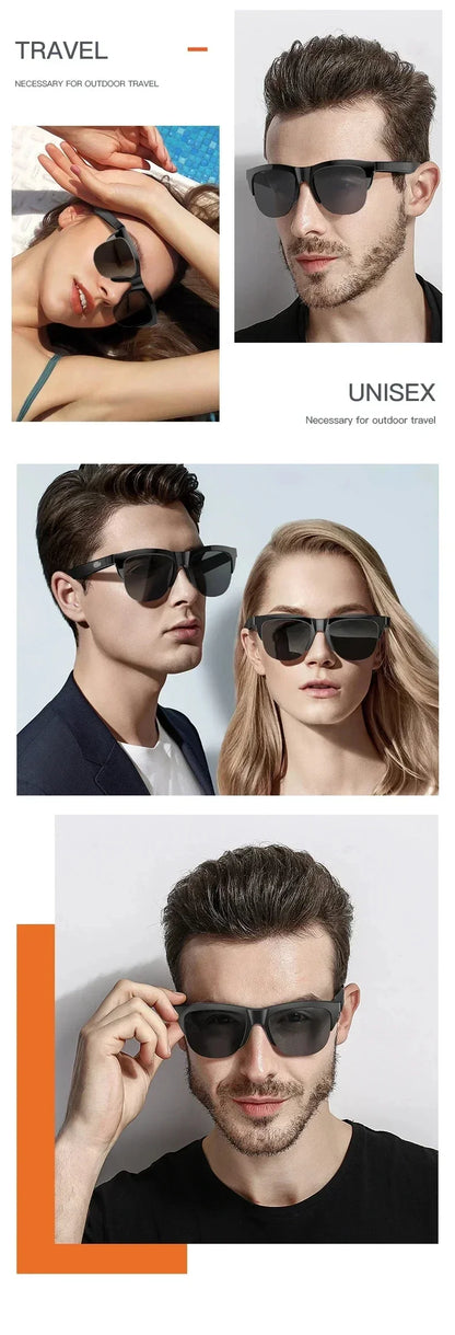 Xiaomi MIJIA Smart Sunglasses — Bluetooth Headphones with HIFI Audio, Blue Light Protection, Waterproof & Anti-UV for Men and Women