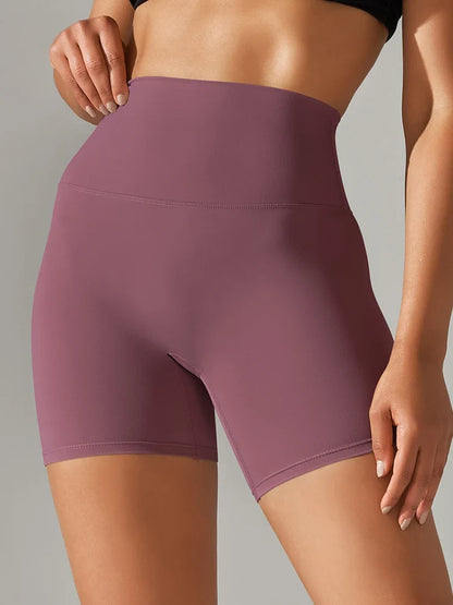 Women High Waist Yoga Legging Shorts - Squat Proof Quick Dry Fitness Cycling Shorts for Gym Workout & Sports