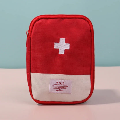 Portable Medicine Bag – Cute First Aid Kit Organizer, Medical Emergency Kits for Outdoor Travel & Household Pill Storage