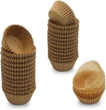 100/500/1000Pcs Food Grade Egg Tart Molds & Thickened Paper Cupcake Liners for Baking