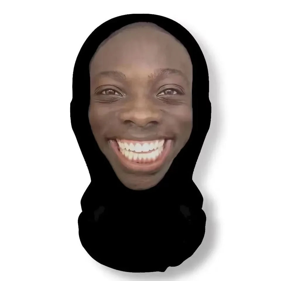 3D Realistic Face Mask - Celebrity Style Full Face Stretch Mesh Cosplay Balaclava for Role Play, Hip Hop & Costume Events