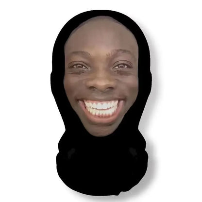 3D Realistic Face Mask - Celebrity Style Full Face Stretch Mesh Cosplay Balaclava for Role Play, Hip Hop & Costume Events