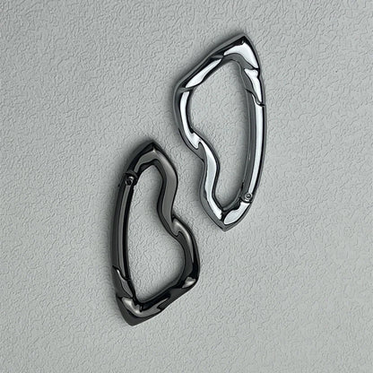 Y2K Punk Star Carabiner Keychain - Gothic Axe-Shaped Car Key Ring Backpack Fashion Decor