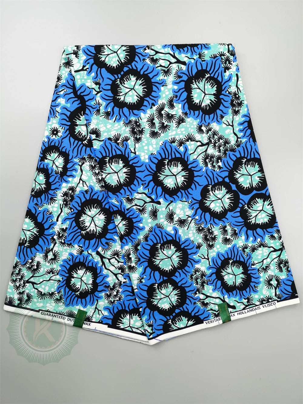 African Wax Fabric - Cotton Nigerian Ankara Batik Block Print Sewing Cloth