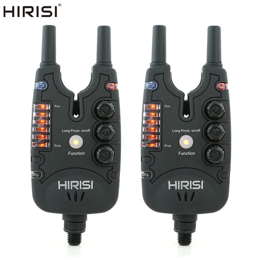 Hirisi Carp Fishing Bite Alarm - Adjustable Volume, Tone & Sensitivity LED Indicator B150