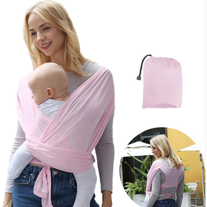 Ergonomic Baby Backpack Carrier - X-Shaped Newborn Sling with Comfortable Outdoor Support Straps