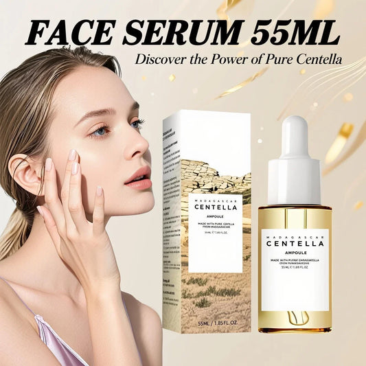 Centella Asiatica Soothing Serum - 55ml Madagascar Formula for Sensitive Skin Relief, Acne Care & Deep Hydration