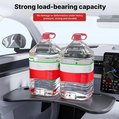 Caer Portable Car Steering Wheel Desk — Foldable Laptop & Food Tray for Tesla Model 3/Y with Storage Bag