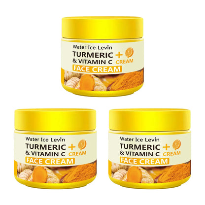 Turmeric Vitamin C Anti-Aging Cream – 50g Moisturizing Collagen & Hyaluronic Acid Face Cream for Wrinkle Reduction