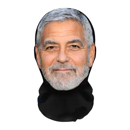 3D Realistic Face Mask - Celebrity Style Full Face Stretch Mesh Cosplay Balaclava for Role Play, Hip Hop & Costume Events