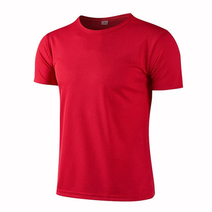 Men & Women Quick Dry Sports T-Shirt - Breathable Short Sleeve Gym, Running & Fitness Training Jersey