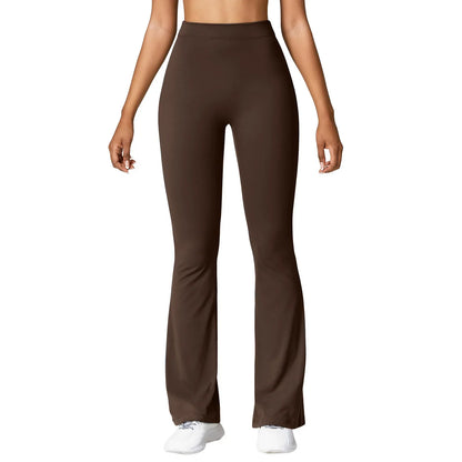 Women's V-Back High Waist Leggings - Push Up Gym & Casual Stretch Fitness Pants