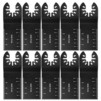 Oscillating Multi-Tool Saw Blades Set (10/60/100Pcs) – Fast Cutting Renovator Blades for Wood, Metal & Plastic Multi-Function Cutter Kit