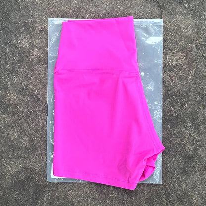 Women’s High Waist Yoga Shorts - Slim Fit Butt Lift Biker Shorts for Gym, Running, and Sports Workouts