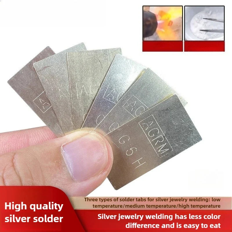 Silver Solder Wire Sheet - Jewelry Repair Welding Supplies for Rings & Bracelets DIY Crafts