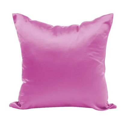 Silky Satin Pillow Cover - Smooth Decorative Cushion Case for Sofa & Bed