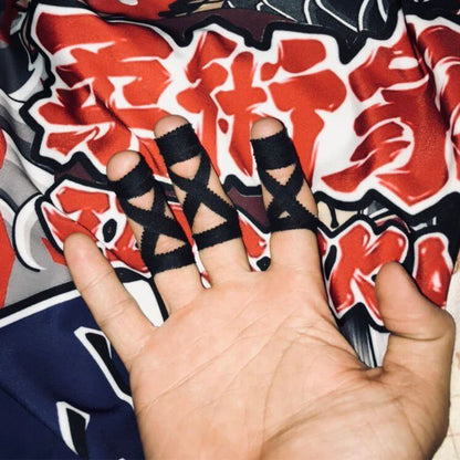 Protect and Perform: Jiu-Jitsu Elastic Finger Tape - Sports Bandage for BJJ - Self-Adhesive Support with Custom Logo - Injury Prevention and Performance Enhancement