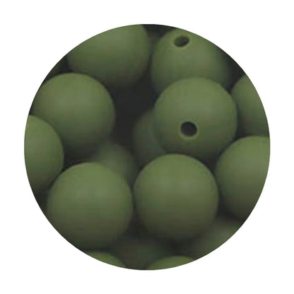 50Pcs Silicone Spacer Beads - 9/12/15mm Round Loose Beads for DIY Necklace Bracelet Jewelry Making