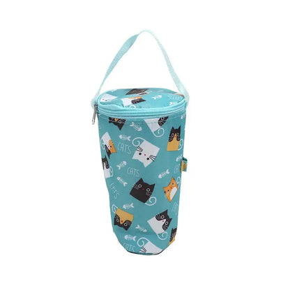 Portable Milk Tea Tote Bag – Insulated Heat Preservation Cup Carrier, Handbag for Drinks, Umbrella, and Camping Accessories