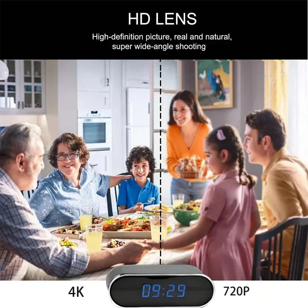 Upgraded 4K FHD Mini Camera with Infrared Night Vision – WiFi Remote Viewing, Motion Detection, Compact HD Security Camera for Home & Outdoor Monitoring
