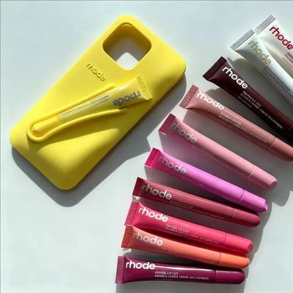 Rhode Peptide Lip Balm Set - Long-Lasting Moisturizing Lip Treatment with Coffee & Raspberry Lip Care