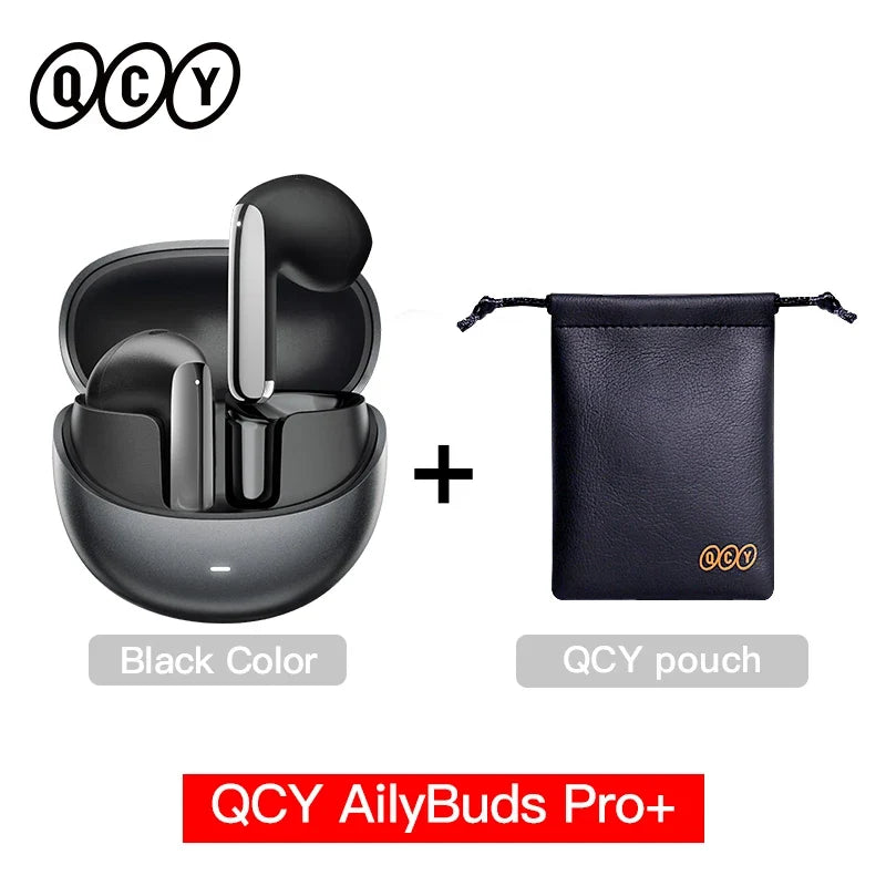 QCY HT10 AilyBuds Pro+ ANC Earbuds - Bluetooth 5.3 Wireless Hi-Res LDAC Earphones with AI Call & Multipoint Connection