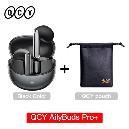 QCY HT10 AilyBuds Pro+ ANC Earbuds - Bluetooth 5.3 Wireless Hi-Res LDAC Earphones with AI Call & Multipoint Connection
