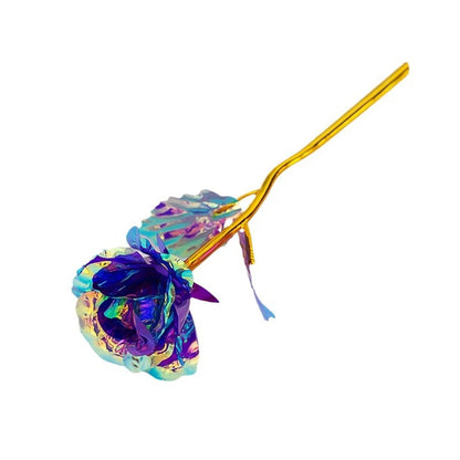 18cm 24K Golden Rose Flower – Artificial Foil Roses for Valentine’s Day, Wedding, Party Decoration & Holiday Gift