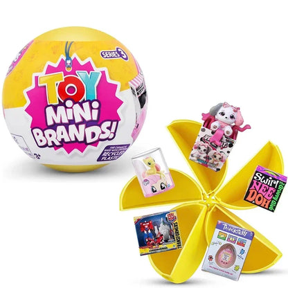 ZURU 5 Surprise Mini Brands Toy - Mystery Blind Box Miniature Collectible Surprise Gift for Kids