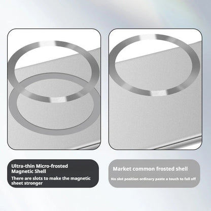 Ultra Thin Magnetic Metal Case for Samsung S25/S24 Ultra, S23/S22 FE – Frameless Matte PC Cover with MagSafe Compatibility