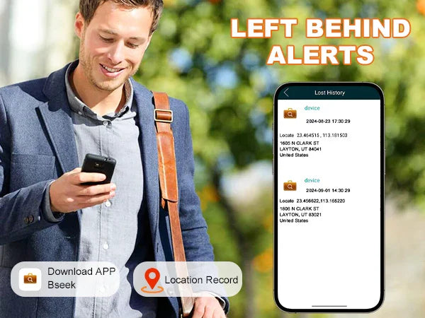 Smart Tracker Wallet for Men - GPS Finder Slim Wallet Gift for Dad, Birthday & Christmas 2025