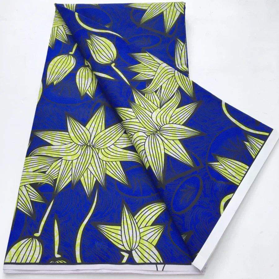 African Wax Print Fabric - Nigerian Ankara Batik Dutch Fabric for Women’s Dresses & Sewing Materials