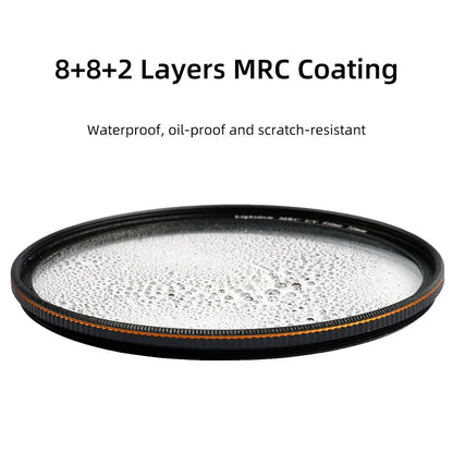 Lightdow 3 in 1 Lens Filter Kit - ND2, ND4, ND8 Filters, 49mm-82mm Sizes for Nikon, Sony, Pentax, Canon Cameras