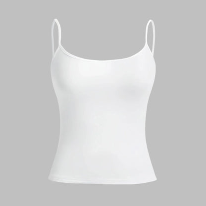 Women’s Slim Strap Tank Top – Breathable Summer Sleeveless Casual Top