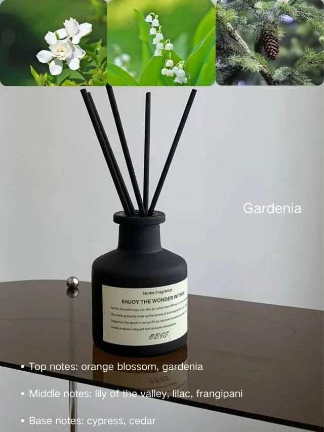 50ml Aromatherapy Freesia Jasmine Reed Diffuser – Flameless Essential Oil Room Air Freshener