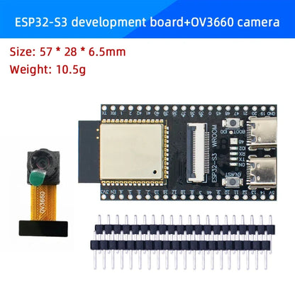 WAVGAT ESP32-S3 WROOM N16R8 CAM Board - OV2640/OV5640/OV3660 Camera WiFi Bluetooth Wireless Development Module