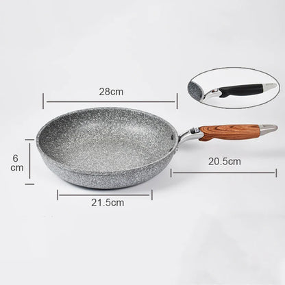 Durable Non-Stick Stone Frying Wok – Ceramic Skillet Pan for Induction, Gas Stove & Kitchen Cooking Set