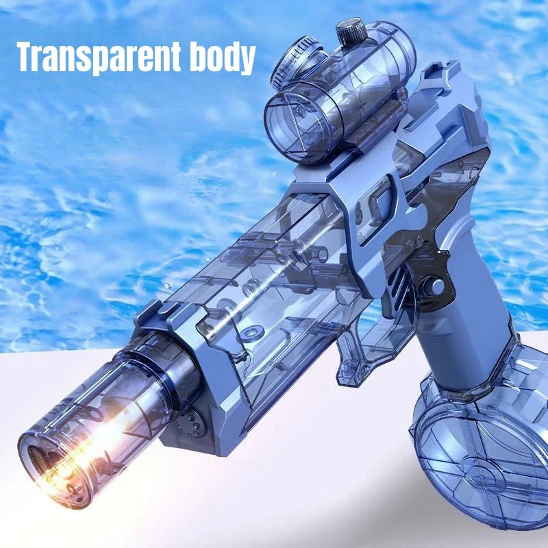 Children's High Pressure Electric Water Gun Toy, Automatic Water Blaster for Outdoor Beach, Pool, and Garden Games - Summer Fun Gift